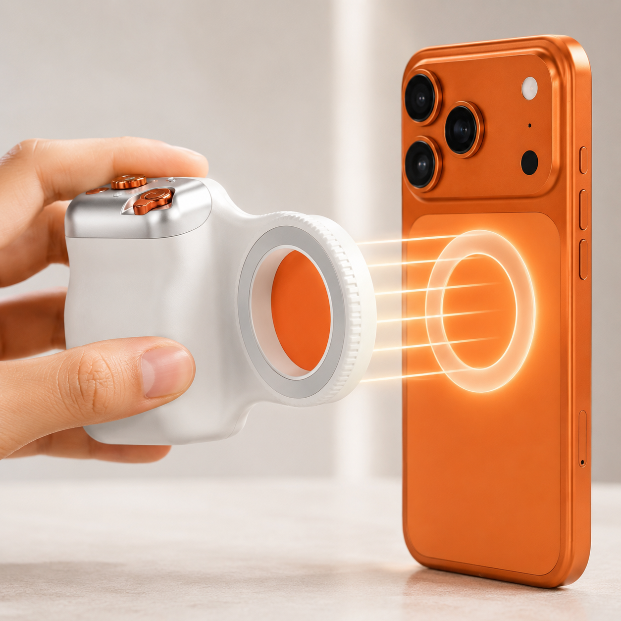 Movara OneGrip | Magnetic Camera Grip for Smartphone Photography