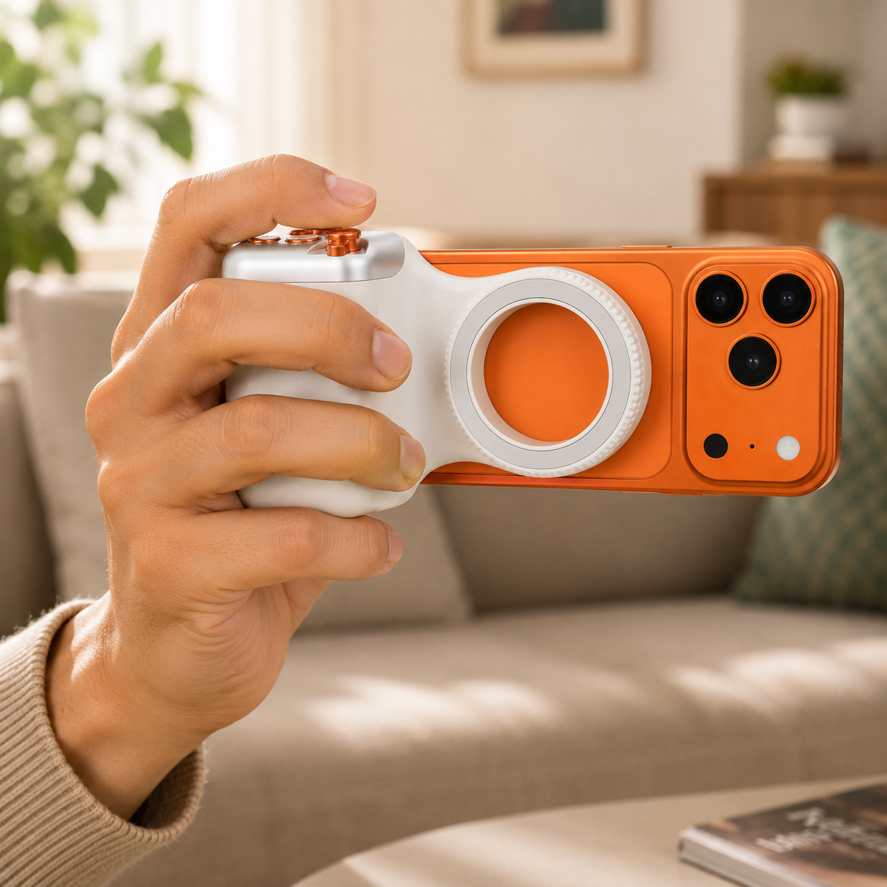 Movara OneGrip | Magnetic Camera Grip for Smartphone Photography